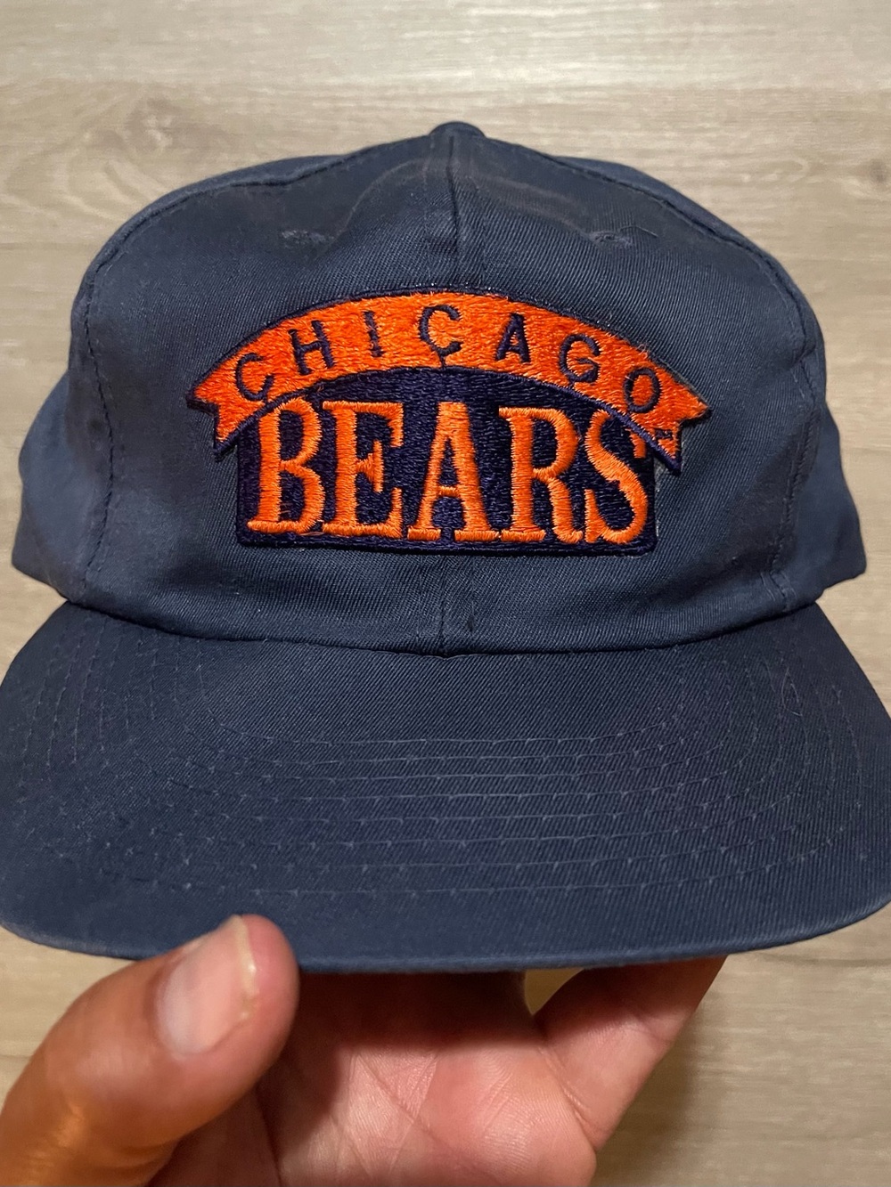 Chicago Bears Navy and Orange Baseball Cap - Team Logo